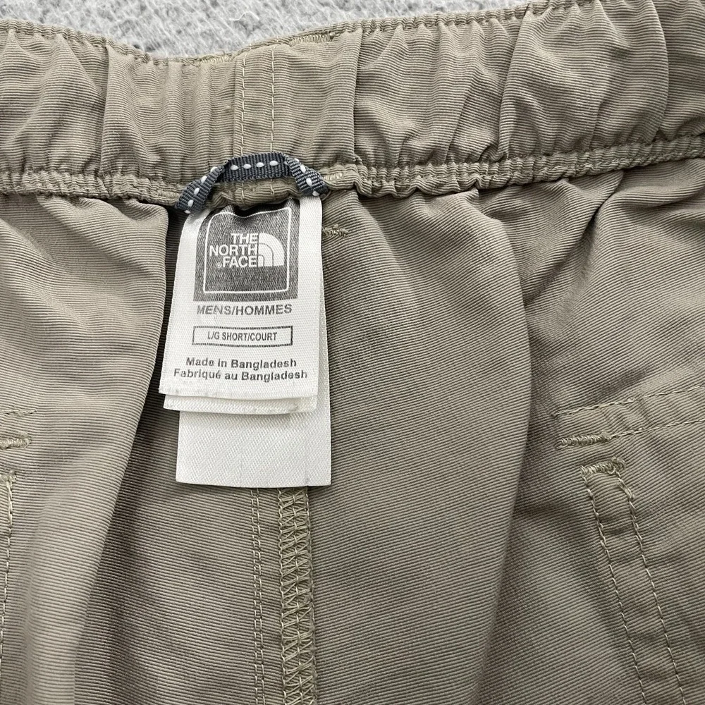The North Face Shorts Men L Tan Belted Outdoor Hiking Nylon Cargo